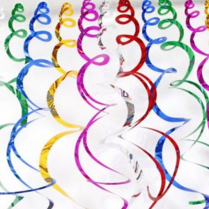 Club Party dekorációk arany fólia mennyezeti kavarog függő dekorációk