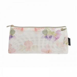 Fasion virágnyomtatás személyre szabott kozmetikai táska