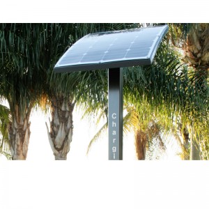 Napenergia kültéri park intelligens USB töltő mobiltelefon erőmű