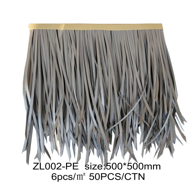 PVC / PE / PA mesterséges szintetikus nádtetős tiki rúdos takarótető tetőcserép műanyag utánzatok tetőcserép szimulált szalma