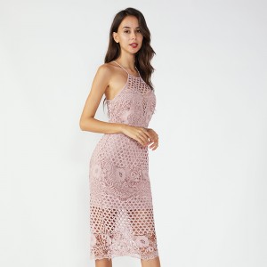 Rózsaszín szűk képek szexi party királynő kétrészes ruha