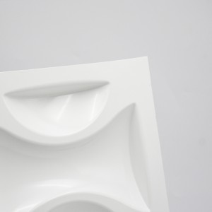 Modern 1 mm vastag fehér PVC műanyag fali panelek belső dekorációhoz