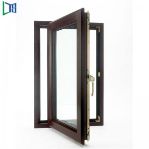 Foshan dupla üvegezésű alumínium francia tokból lakóháznak, hangszigetelt