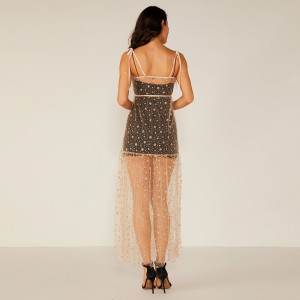 Női alkalmi szexi Boho virágos ruha stílusú forró hölgyek szexi átlátszó ruha