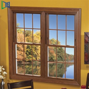 Ablakok és ajtók Kiváló minőségű dupla edzett üveg alumínium függőleges tolóablak