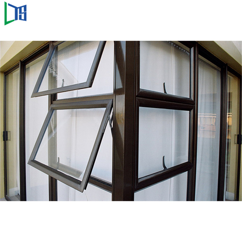 Alumínium porral bevont profillánc-alumínium üvegezett ipari színezésű ausztrál standard edzésű átlátszó üveg napellenző ablak
