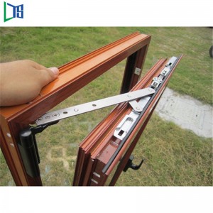 Csúcsminőségű, dupla üvegezésű, nyitott kialakítású alumínium dőlésszögű és forgatható ablakok a moduláris otthonhoz