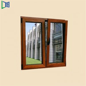 Kiváló minőségű kínai legfontosabb szállító, hőre törött alumínium dőlésszög- és fordítóablak a Residence dupla üvegezéséhez