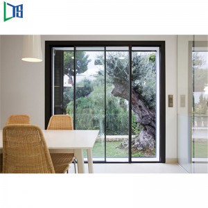 Ausztrália standard tolóoszlopos ajtó dupla üvegezésű porbevonattal, kész márkanévvel