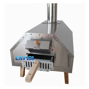 Faszén pizza sütő BBQ-hoz