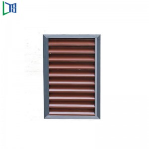 Alumínium vázüveg mozgatható redőnyök Jalousie ablak laminált üveggel