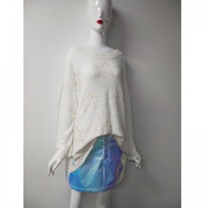 RLWS0002F SZÉLES NAKKOS pulóver