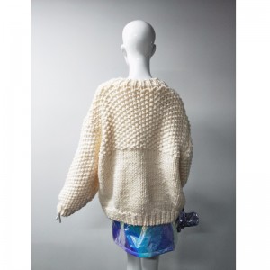 KÉZI KÖTÉSŰ RLWS0005F pulóver