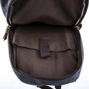 17SC-6457D SGS átadta őrült lóbőrből készült, üres vászon hátizsákot, nagykereskedelmi vászon táska hátizsák