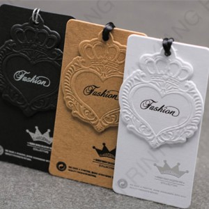 Kreatív divatruházat címke hangtag Egyedi készítésű 02