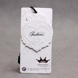 Kreatív divatruházat címke hangtag Egyedi készítésű 02