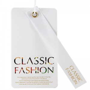 Kreatív divat ruházat címke hangtag egyedi készítésű 04