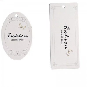 Kreatív divat ruházat címke hangtag egyedi készítésű 04