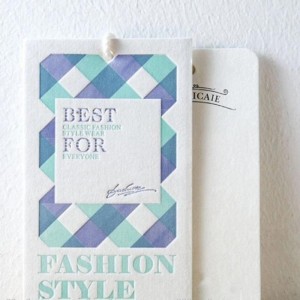 Kreatív divatruházat címke hangtag egyedi gyártású 11