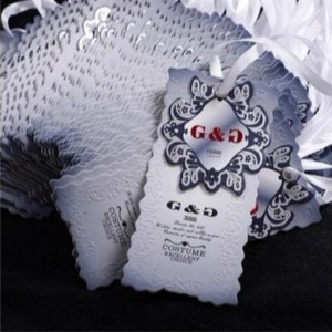 Kreatív divat ruházat címke hangtag egyedi készítésű 12