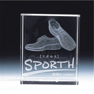 3D belső gravírozású kristálytermékek