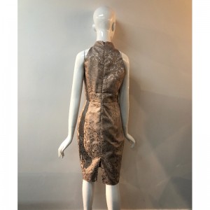 JACQUARD Magas nyakú ruha JLWD0016