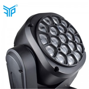 gyári nagykereskedelem 19 * 15w méh szemfény színpadi falmosó fény, kiváló minőség és CE tanúsítvány