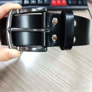 HD0823 - Testreszabott férfi valódi Letaher öv klasszikus üzleti öv