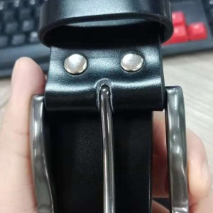 HD0823 - Testreszabott férfi valódi Letaher öv klasszikus üzleti öv