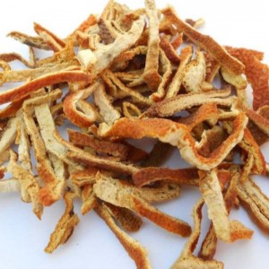 Szárított mandarin vagy narancshéj