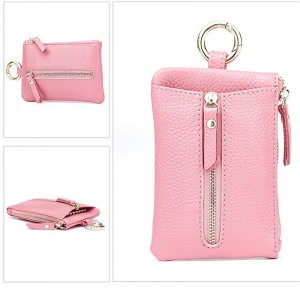 Testreszabott PU Leatehr érmetartó, hat kulccsal