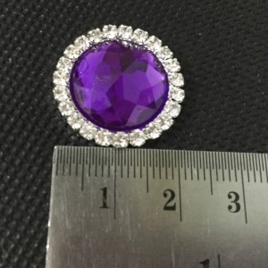 divatdekorációs különféle színek kerek lapos hátú strasszos akril kristálygombbal 12