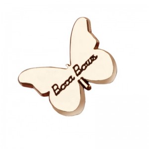 Divat pillangógomb tervező ruházat fém arany szár gomb a fésű 13