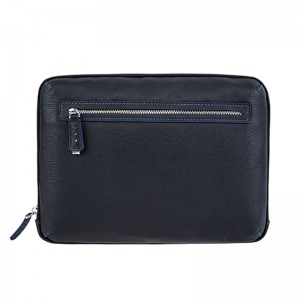 18SG-6831F puha Litchi textúrájú férfi táska bőr kézitáska kompakt csuklótáska szervező táska férfiaknak