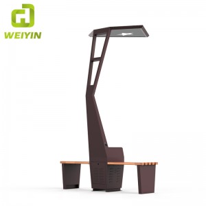 Népszerű Solar Smart kültéri kerti pad a mobiltelefon töltéséhez