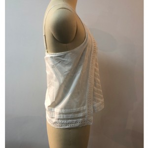 FEHÉR FOTÓGOMB RÉSZLETES VEST JLWB0007