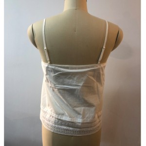 FEHÉR FOTÓGOMB RÉSZLETES VEST JLWB0007