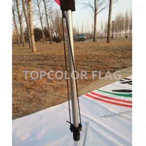 Kültéri nyomtatott promóciós üzleti reklám toll strand zászló