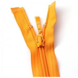 Pamut kabát nyitott végű 70 cm 5 # nylon cipzárral 5