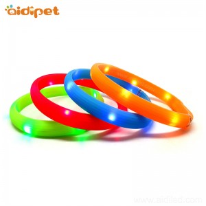 Egyedi, személyre szabott, szilikonból állítható, led kutyagallér készítő kellékek