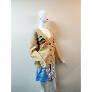 SÁRGA NYOMTATÁS CARDIGAN RLWS0106F