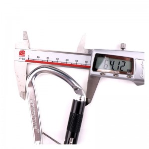 Repülés alumínium hegymászás gyors csat kültéri hegymászó karabiner kemping fitnesz jóga függőágy kiegészítőkkel alumínium ötvözet biztonsági horog