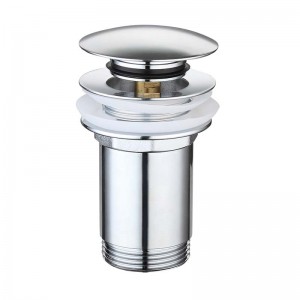 Sárgaréz krómozott kattintás clack pop up hulladék a medencében