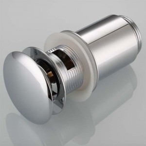 Sárgaréz krómozott kattintás clack pop up hulladék a medencében