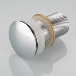 A sárgaréz vízelvezető felemelkedik a medencében