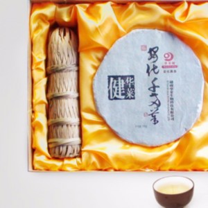 06 ezer sorozat nagy készlet tea hunan anhua fekete tea egészségügyi tea