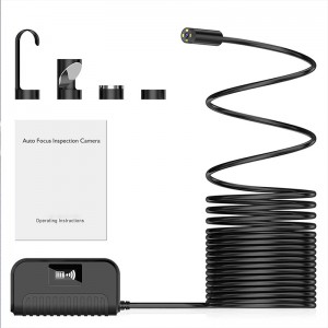 Auto Focal vezeték nélküli endoszkóp 5,0 megapixeles HD WiFi Borescope vízálló ellenőrzés Snake Camerafor Android, iOS és Windows, iPhone, Samsung, Tablet, Mac 3.28ft