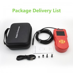 USB endoszkóp 4.3-as képernyős kijelzővel Borescope-ellenőrzés 1080p HD kígyó kamera 8 LED-es multifunkcionális endoszkóp géphez