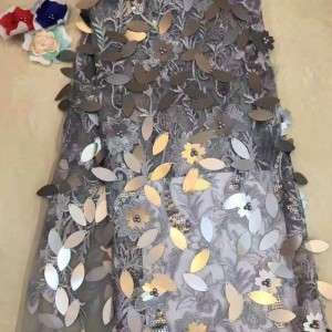 Olcsó flitter és gyöngyös szövet az ázsiai esküvői ruha szövet