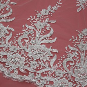 MF510CGB 135 CM hímzett menyasszonyi ruha esküvői dekoratív varrás csipke alátét kárpitozás ruházati kiegészítők számára